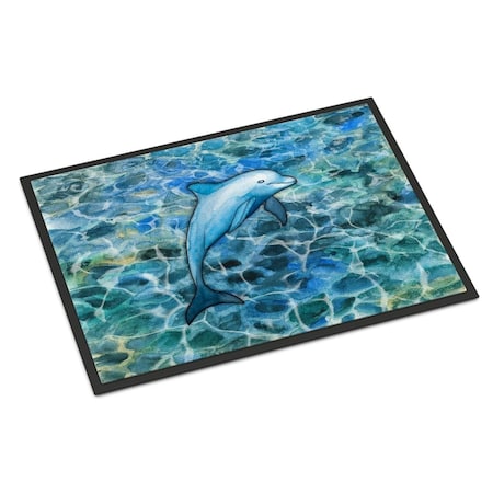 Carolines Treasures 18 x 27 in. Dolphin Indoor or Outdoor Mat BB5356MAT